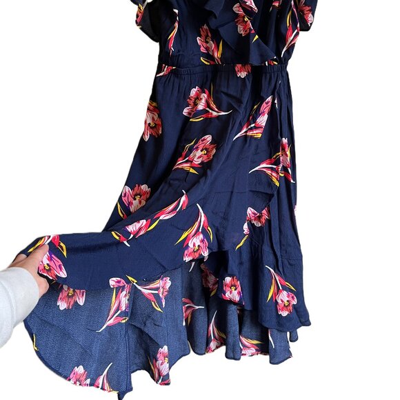 Express Womens Flowy Floral Dress - M - Picture 4 of 7